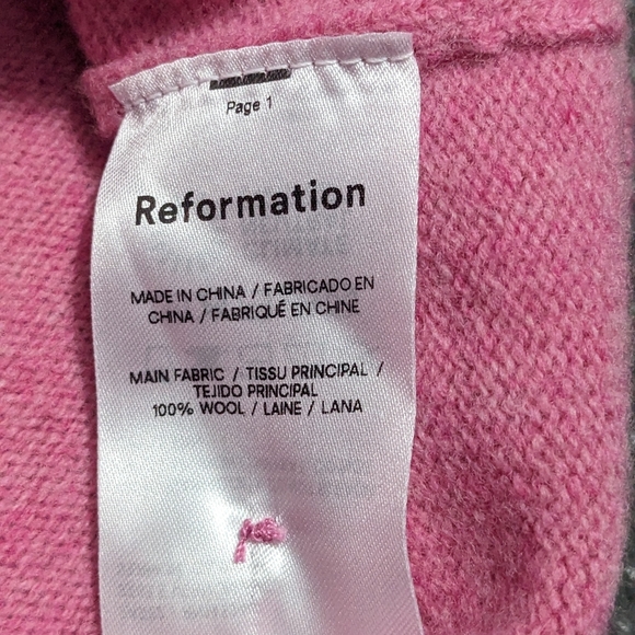 REFORMATION NWOT Val Regenerative Wool Cardigan - Picture 11 of 11